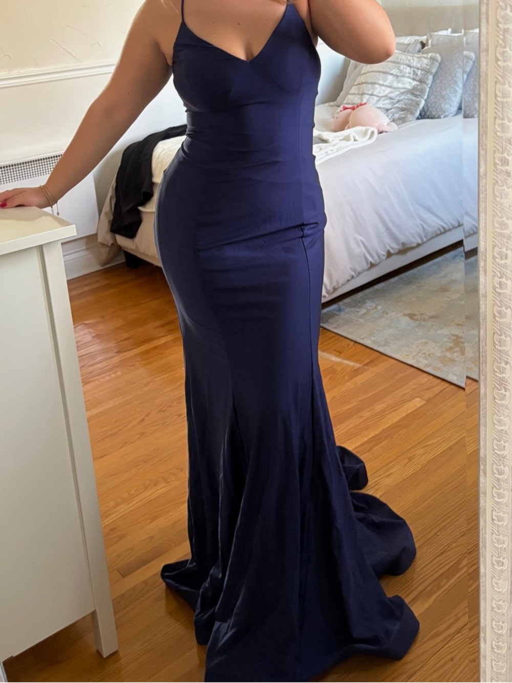 Navy Prom Dress NWOT